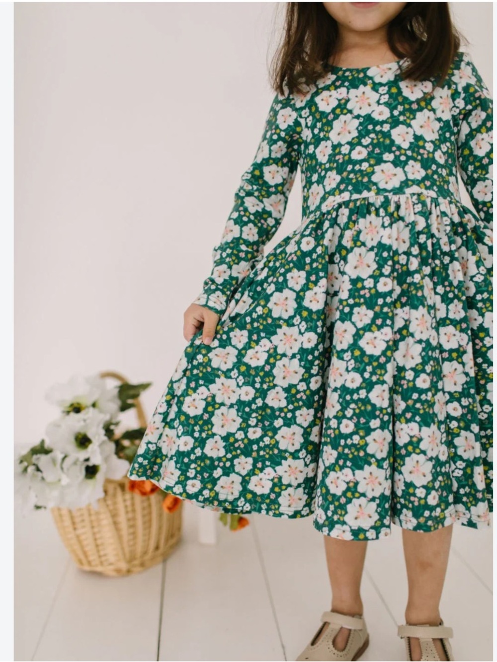 Girls Ollie Jay Long-Sleeve Dress